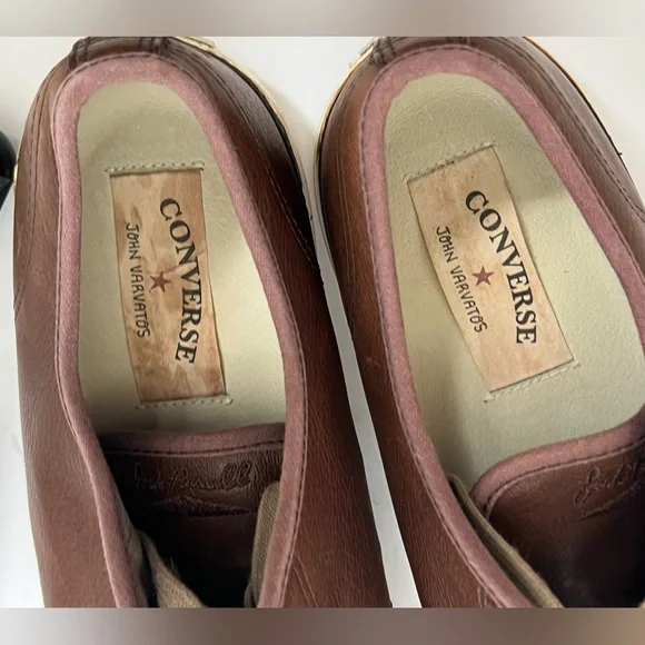 Converse Jack Purcell John Varvatos Leather Ox Sneakers Shoes Men's 12 - Picture 9 of 10